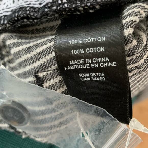 Rebecca Taylor High Rise Striped Paperbag Pants Coastal Preppy Size 27 - Picture 5 of 7